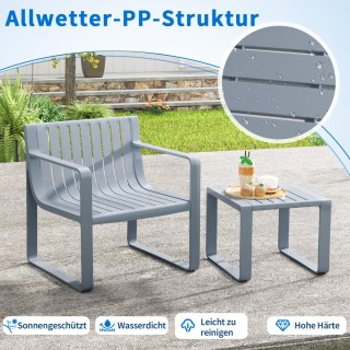 Costway Ανθεκτικό 2-κομμάτι Σετ Εξωτερικών Επίπλων από Υψηλής Ποιότ... Costway Ανθεκτικό 2-κομμάτι Σετ Εξωτερικών Επίπλων από Υψηλής Ποιότ...