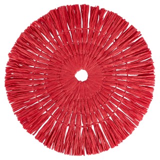 Villa DEste  Σετ 6 τμχ Στρογγυλό υφαντό σουπλά 38 εκ. από χαρτί Lov...