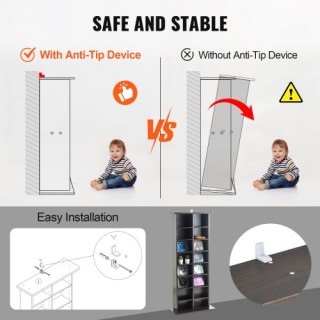 VEVOR Ντουλάπι Αποθήκευσης Μέσων 8 Ρυθμιζόμενα Ράφια DVD 464 CD Esp... VEVOR Ντουλάπι Αποθήκευσης Μέσων 8 Ρυθμιζόμενα Ράφια DVD 464 CD Esp...