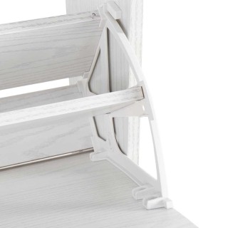 BAKAJI  Παπουτσοθήκη 4 Πόρτες Ράφια Διπλού Βάθους Ξύλο MDF 63x24x15...