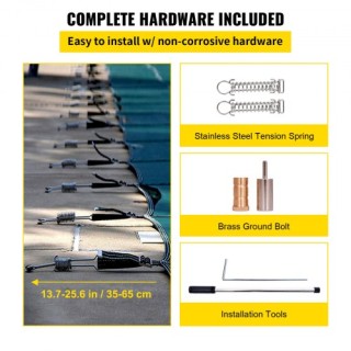 Κάλυμμα Ασφαλείας Πισίνας VEVOR για 20x40ft Ορθογώνιες Πισίνες, Πρά... Κάλυμμα Ασφαλείας Πισίνας VEVOR για 20x40ft Ορθογώνιες Πισίνες, Πρά...