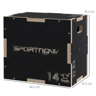 SPORTNOW Πυραμίδα Άλματος Πλιόμετρικη 3 Υψών, 41-36-31cm, Μαύρο A93... SPORTNOW Πυραμίδα Άλματος Πλιόμετρικη 3 Υψών, 41-36-31cm, Μαύρο A93...