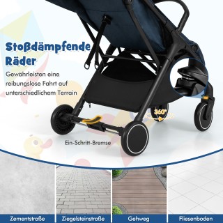 Costway Πτυσσόμενο Παιδικό Καροτσάκι Ταξιδιού με Θέση Ξαπλώματος, ... Costway Πτυσσόμενο Παιδικό Καροτσάκι Ταξιδιού με Θέση Ξαπλώματος, ...