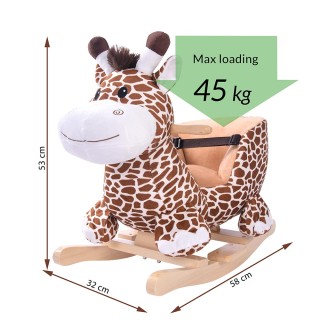 BAKAJI Καμηλοπάρδαλη Κουνιστό Παιχνίδι Λούτρινο για Παιδιά με Ηχητ... BAKAJI Καμηλοπάρδαλη Κουνιστό Παιχνίδι Λούτρινο για Παιδιά με Ηχητ...