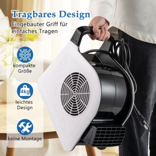 Costway Υψηλής Ταχύτητας Φορητός Ανεμιστήρας με Ρυθμιζόμενη Κεφαλή ... Costway Υψηλής Ταχύτητας Φορητός Ανεμιστήρας με Ρυθμιζόμενη Κεφαλή ...