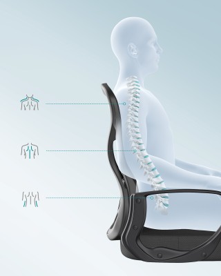 SONGMICS Εργονομική Καρέκλα Γραφείου 60 x 60 x (95.5-105.5) cm, με ... SONGMICS Εργονομική Καρέκλα Γραφείου 60 x 60 x (95.5-105.5) cm, με ...