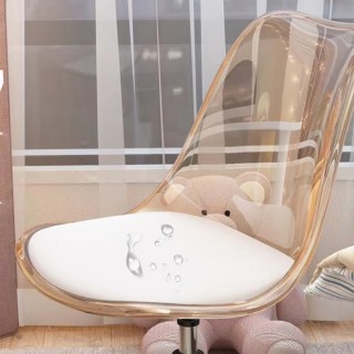 Shally Dogan Καρέκλα Γραφείου με ρόδες και Διαφανή Πλάτη Μπρονζέ Κ... Shally Dogan Καρέκλα Γραφείου με ρόδες και Διαφανή Πλάτη Μπρονζέ Κ...