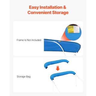 VEVOR Σκίαστρο Σκάφους 4 Bow 96 Pacific Blue 4GCYZYP96971V14FIV0 VEVOR Σκίαστρο Σκάφους 4 Bow 96 Pacific Blue 4GCYZYP96971V14FIV0