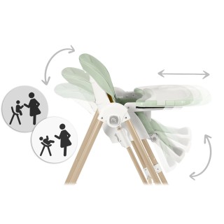 Καρεκλάκι Φαγητού & Ρηλάξ 2 σε 1 έως 15kg Πράσινο 700803 Nukido Καρεκλάκι Φαγητού & Ρηλάξ 2 σε 1 έως 15kg Πράσινο 700803 Nukido