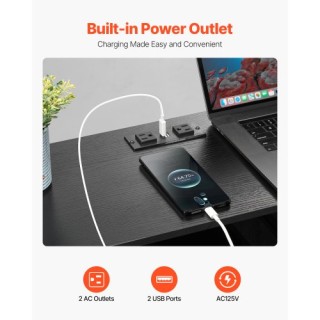 Συρταριέρα 10 Θέσεων με Ράφι, LED & Πρίζα 120 x 30 x 72 cm Μαύρο 3L...