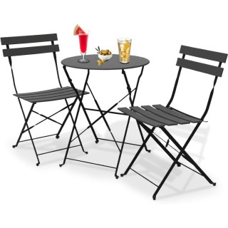 Shally Dogan Σετ Κήπου 3 Τεμαχίων: Πτυσσόμενο Τραπέζι & 2 Καρέκλες ...