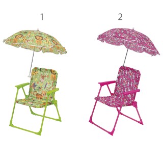 Galileo Καρεκλάκι παιδικό με μπράτσα και ομπρέλα, κατασκευή από ανθ...