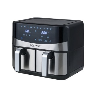 Costway Air Fryer Διπλής Ζώνης 8.5L με Παράθυρο & Οθόνη Αφής, Κατά... Costway Air Fryer Διπλής Ζώνης 8.5L με Παράθυρο & Οθόνη Αφής, Κατά...