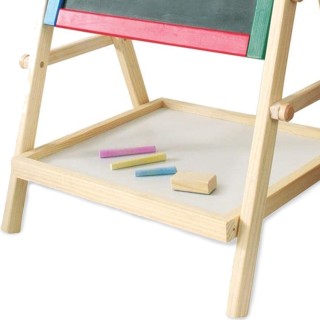 BAKAJI  Παιδικός Μαυροπίνακας Διπλής Όψης με Κιμωλίες και Γόμα 38 x...