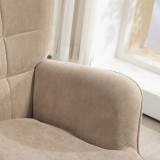 HOMCOM Σύγχρονη Πολυθρόνα με Υποπόδιο από Βελούδινο Υλικό, 72x80x10... HOMCOM Σύγχρονη Πολυθρόνα με Υποπόδιο από Βελούδινο Υλικό, 72x80x10...