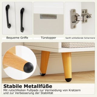 Costway Στυλάτη Βιβλιοθήκη με 5 Ανοιχτά Ράφια και 2-Πόρτες Ντουλάπι... Costway Στυλάτη Βιβλιοθήκη με 5 Ανοιχτά Ράφια και 2-Πόρτες Ντουλάπι...