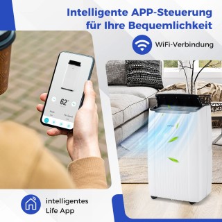 Costway Φορητό Κλιματιστικό 12000BTU με Σωλήνα Εξαγωγής 4-σε-1 με Θ... Costway Φορητό Κλιματιστικό 12000BTU με Σωλήνα Εξαγωγής 4-σε-1 με Θ...