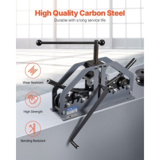 VEVOR Χειροκίνητος Σωληνοκάμπτης με Μέγιστη Διάμετρο 1-1/2 και 6 Κα...