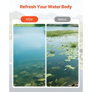 VEVOR Κόφτης Ζιζανίων Λίμνης – Εργαλείο Κοπής Υδρόβιων Φυτών με Μέγ...