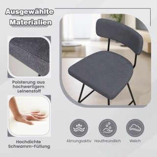 Costway Περιστρεφόμενα Σκαμπό Μπαρ με Μεταλλικό Σκελετό και Υφασμάτ... Costway Περιστρεφόμενα Σκαμπό Μπαρ με Μεταλλικό Σκελετό και Υφασμάτ...