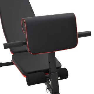 vidaXL Πάγκος Βαρών Μαύρο 131 x 41 x 100 εκ. 42007904