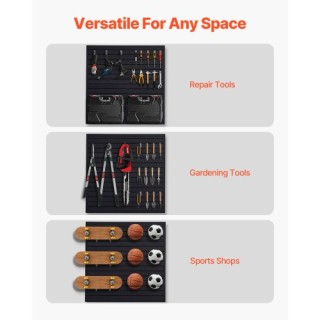 VEVOR Μαύρο PVC Πάνελ Σχάρας 4x4 ft για Γκαράζ με Μοντέρνο Σχεδιασμ... VEVOR Μαύρο PVC Πάνελ Σχάρας 4x4 ft για Γκαράζ με Μοντέρνο Σχεδιασμ...