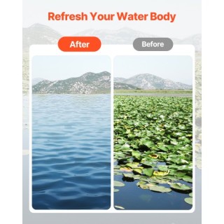 VEVOR Διπλής Όψης Τσουγκράνα Ενυδρείου με Σχοινί 30 πόδια SCPSSKPX3...