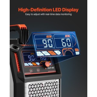 VEVOR Κόφτης Πλάσματος 60A με Μη-Επαφική Πιλοτική Καύση, Ψηφιακή Οθ... VEVOR Κόφτης Πλάσματος 60A με Μη-Επαφική Πιλοτική Καύση, Ψηφιακή Οθ...