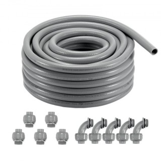 VEVOR 1 Εύκαμπτος Σωλήνας PVC 100 ft Μη Μεταλλικός IP65 PVCYMDQDG1... VEVOR 1 Εύκαμπτος Σωλήνας PVC 100 ft Μη Μεταλλικός IP65 PVCYMDQDG1...
