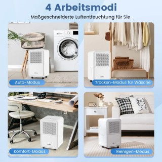 Αφυγραντήρας 15 L/ημέρα με 4 Λειτουργίες και Χρονοδιακόπτη 210 W 29...