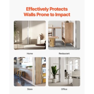 VEVOR Σετ 10 Προστατευτικά Γωνιών Τοίχου Ανοξείδωτα 38x38x2436mm με...