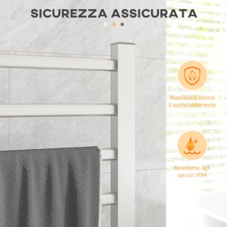 HOMCOM Ηλεκτρικός Θερμαντήρας Πετσέτας Δαπέδου ή Τοίχου 150W με 8 Ρ... HOMCOM Ηλεκτρικός Θερμαντήρας Πετσέτας Δαπέδου ή Τοίχου 150W με 8 Ρ...