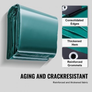 Αδιάβροχο Κάλυμμα VEVOR PVC 5x9m με Κρίκους  FSBLSPVCPVC59AFTUV0
