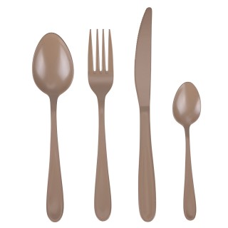 Villa DEste  Σετ 24 μαχαιροπίρουνα από ανοξείδωτο ατσάλι σε ματ από...