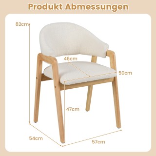 Costway Σύνολο 2 Μοντέρνες Καρέκλες Τραπεζαρίας με Άνετο Κάθισμα &... Costway Σύνολο 2 Μοντέρνες Καρέκλες Τραπεζαρίας με Άνετο Κάθισμα &...