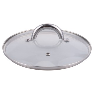 Galileo Κατσαρόλα με καπάκι 24 cm από σφυρήλατο αλουμίνιο με αντικο...