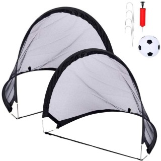 BAKAJI Σετ 2 Πτυσσόμενα Ποδοσφαιρικά Δίχτυα Pop-Up για Παιδιά 60x40... BAKAJI Σετ 2 Πτυσσόμενα Ποδοσφαιρικά Δίχτυα Pop-Up για Παιδιά 60x40...