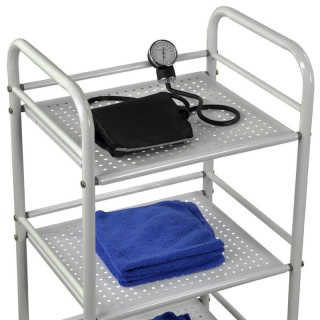 BAKAJI Καρότσι αποθήκευσης από ατσάλι για μπάνιο κουζίνα κομμωτήρι... BAKAJI Καρότσι αποθήκευσης από ατσάλι για μπάνιο κουζίνα κομμωτήρι...