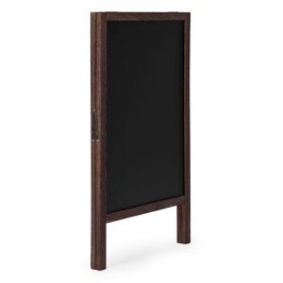 MODERNHOME Διπλής όψης διαφημιστικό σταντ με μαυροπίνακα 83x50 εκ. ...