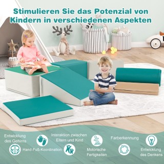 Costway Σετ Αναρρίχησης και Σκαρφαλώματος από Αφρώδες Υλικό για Παι... Costway Σετ Αναρρίχησης και Σκαρφαλώματος από Αφρώδες Υλικό για Παι...