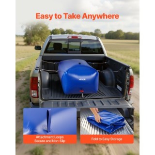 VEVOR Αποθηκευτική Σακούλα Νερού 105.7 Γαλόνια (400L) - Αναδιπλούμε...