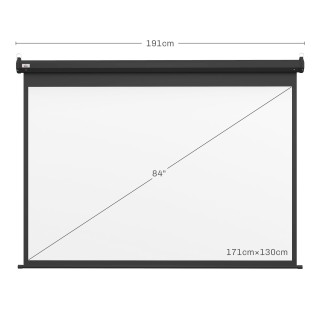 HOMCOM Οθόνη Προβολέα 89 Αναλογία 4:3 Ρυθμιζόμενη με Τηλεχειριστήρι... HOMCOM Οθόνη Προβολέα 89 Αναλογία 4:3 Ρυθμιζόμενη με Τηλεχειριστήρι...