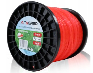 Στριφτό Νήμα Μεσινέζας Θαμνοκοπτικού 2.4 mm x 100 m TAGRED TA477 Στριφτό Νήμα Μεσινέζας Θαμνοκοπτικού 2.4 mm x 100 m TAGRED TA477