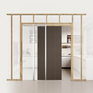 VEVOR Σύστημα Κρυφής Πόρτας για Πόρτες 610-914mm Πλάτους, 2134mm Ύψ...