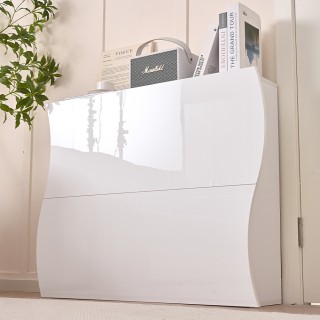 Shally Dogan  Παπουτσοθήκη Εισόδου σε Γυαλιστερό Ξύλο ONDE 2 Πόρτες...