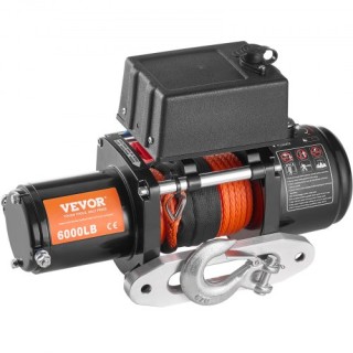 Ηλεκτρικό Βίντσι VEVOR 6000 lb Συνθετικό Σχοινί Αδιάβροχο Τηλεχειρι...