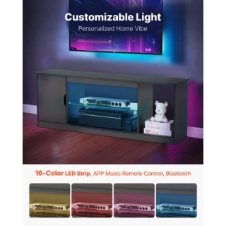 Βάση Τηλεόρασης με Γυάλινο Ράφι για Οθόνες έως 65 ιντσών 1480 x 350...