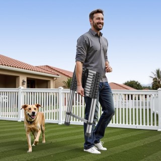 VEVOR Φορητή Σκάλα Επέκτασης Ανοξείδωτου Χάλυβα 3.2μ SSTTNLSLK10552...