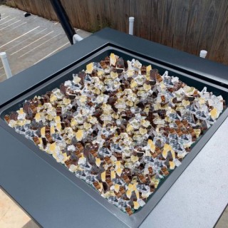 VEVOR 10 Λίβρες Διακοσμητικά Βότσαλα Τζακιού 1/2-Ιντσών Χάλκινη Χρυ... VEVOR 10 Λίβρες Διακοσμητικά Βότσαλα Τζακιού 1/2-Ιντσών Χάλκινη Χρυ...