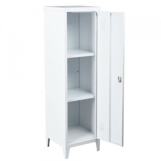 BAKAJI  Μεταλλικό ντουλάπι αποδυτηρίων με μία πόρτα και κλειδί, 3 δ...